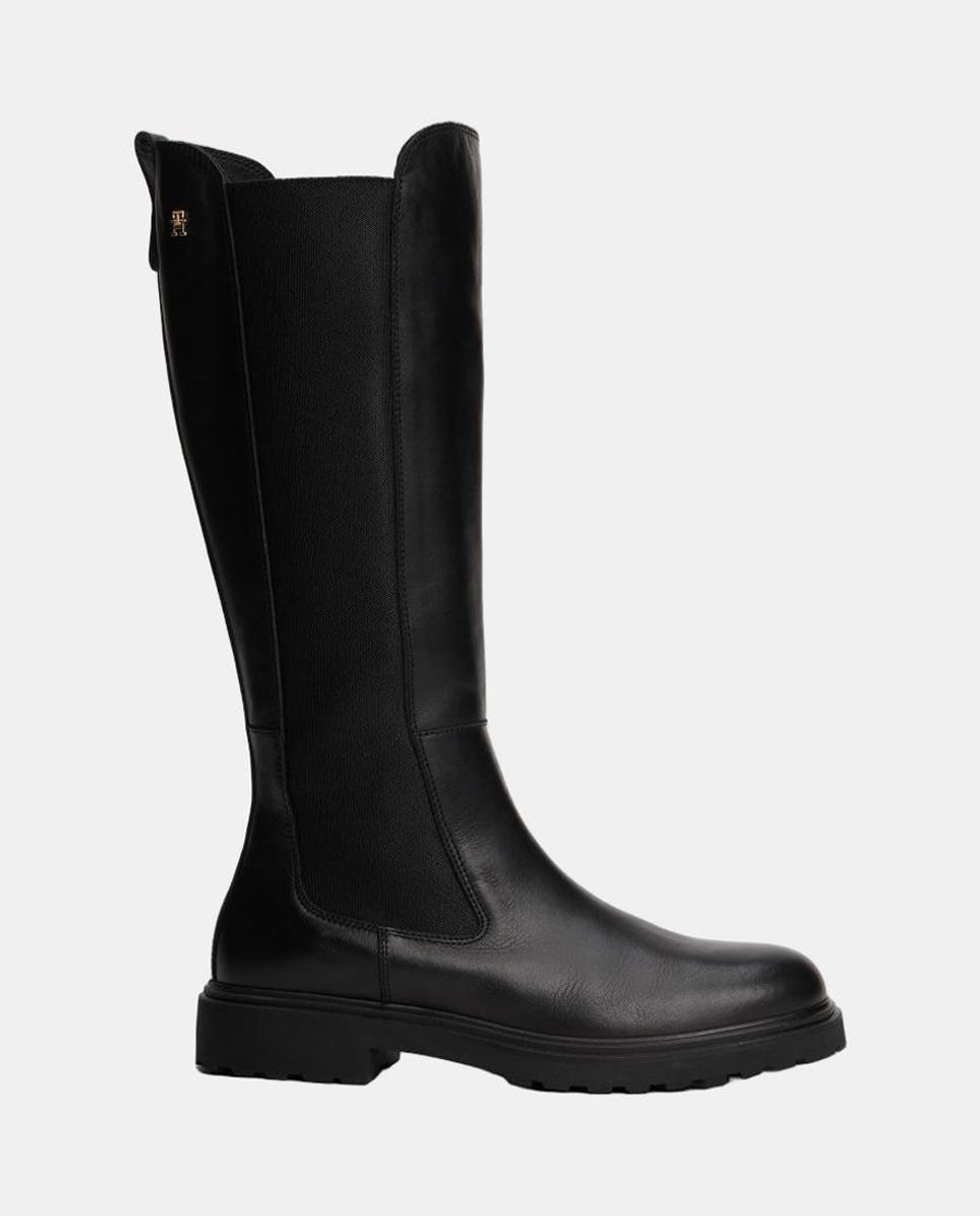 Imagen 0 de Botas de caña alta de Tommy Hilfiger de piel