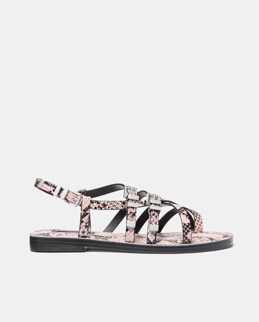 Imagen 0 de Sandalias planas Darrington de mujer estampado serpiente