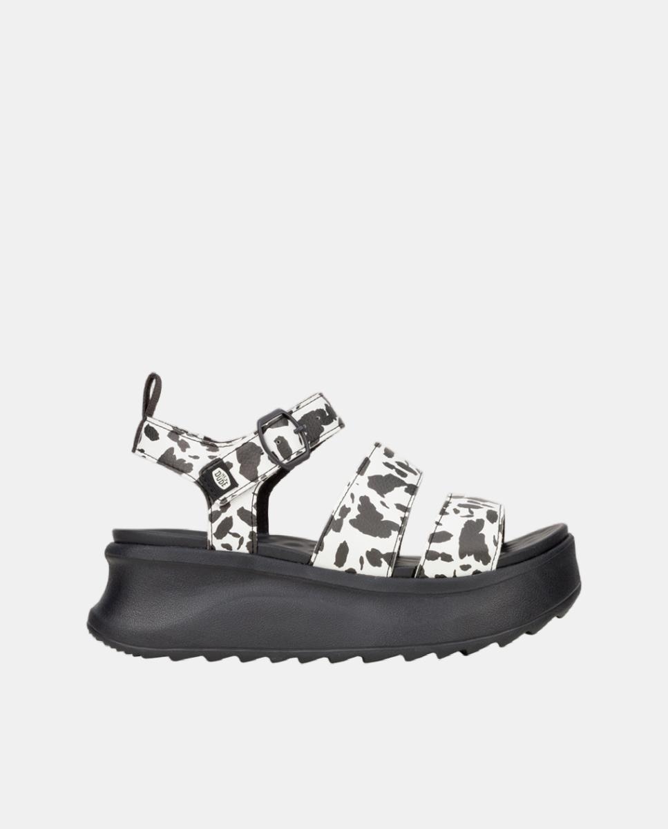 Imagen 0 de Sandalia para mujer de plataforma con hebilla ajustable, cómoda y ligera.