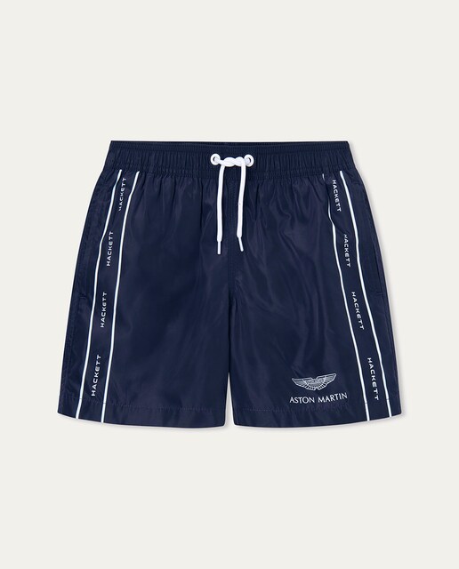 Imagen 0 de Bañador de niño color con logotipo AMR en pierna