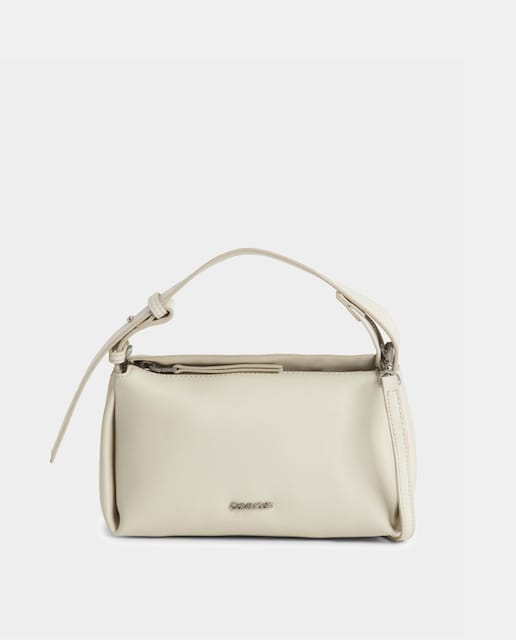 Imagen 0 de Bolso de mano mini en gris con cremallera