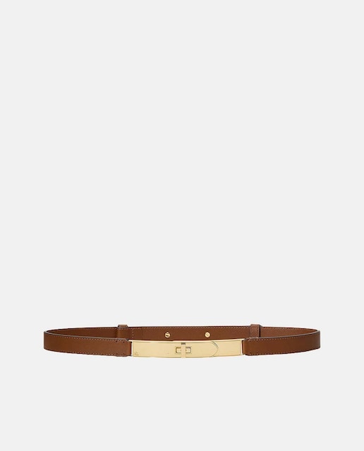 Imagen 0 de Cinturón de mujer estrecho de piel