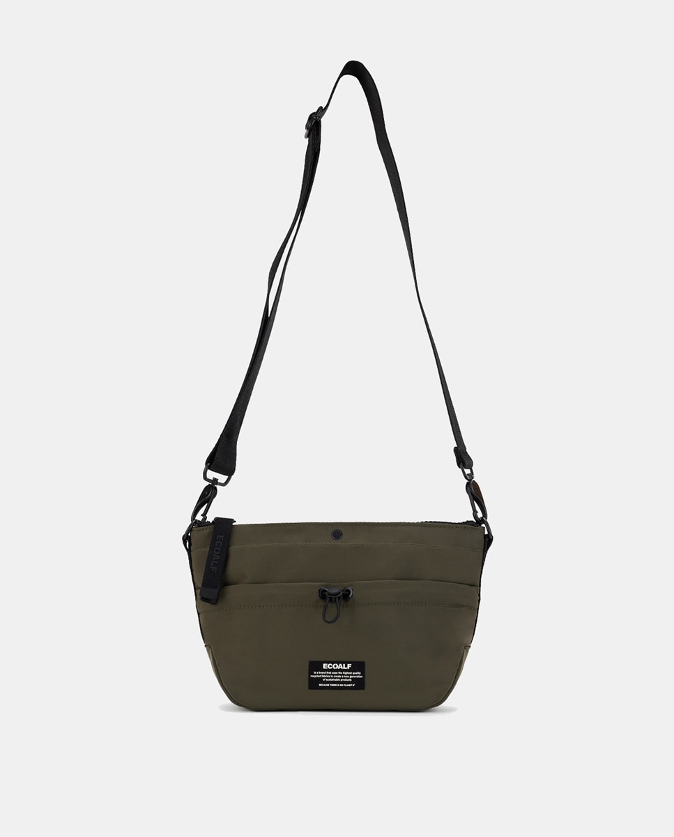 Imagen 0 de Bolso de hombro de mujer negro 100% poliester reciclado