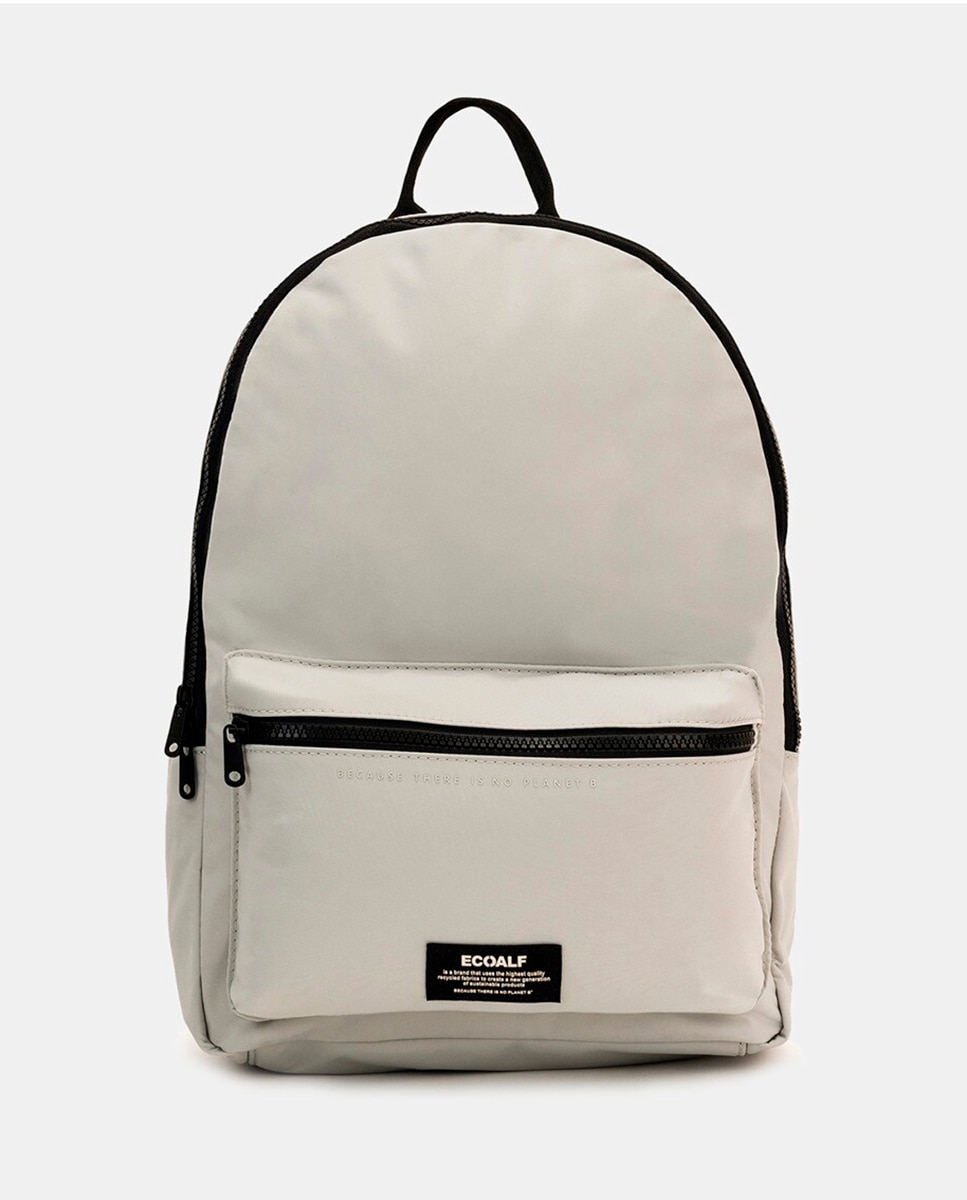 Imagen 0 de Mochina unisex negra 100% nylon reciclado