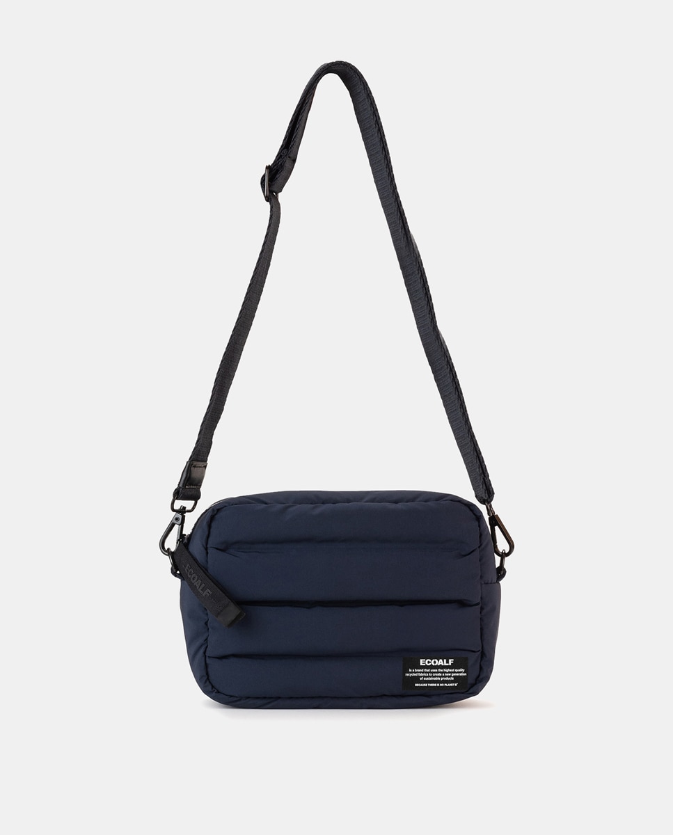 Imagen 0 de Bolso de hombro de mujer negro 100% poliester reciclado