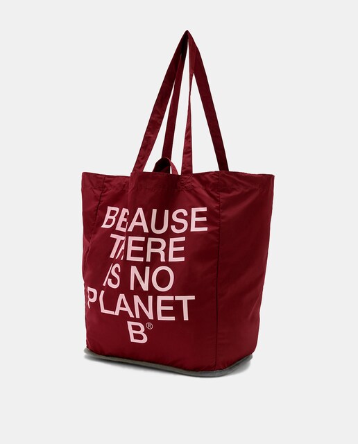 Imagen 0 de Bolsa shopping verde de poliester