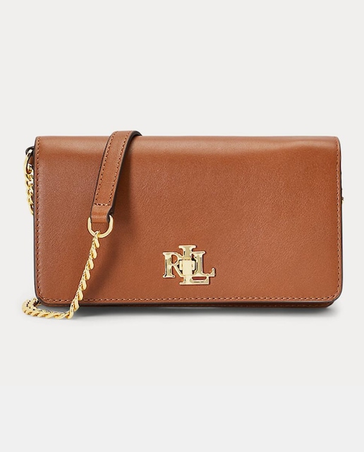 Imagen 0 de Bandolera mini de piel con solapa