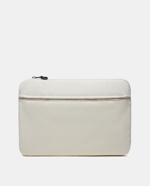 Imagen 0 de Funda para portátil beige en materiales reciclados