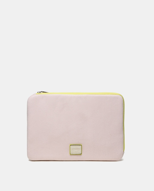 Imagen 0 de Funda para portátil en rosa con cierre cremallera