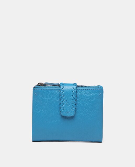 Imagen 0 de Cartera pequeña de piel con tarjetero extraíble