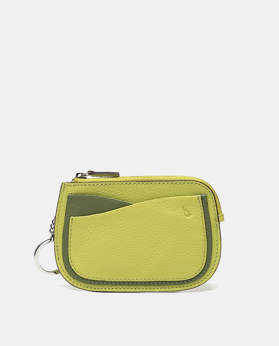 Imagen 0 de Monedero Oceans Diary en piel verde