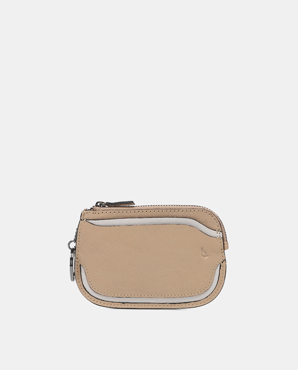 Imagen 0 de Tarjetero Oceans Diary en piel camel