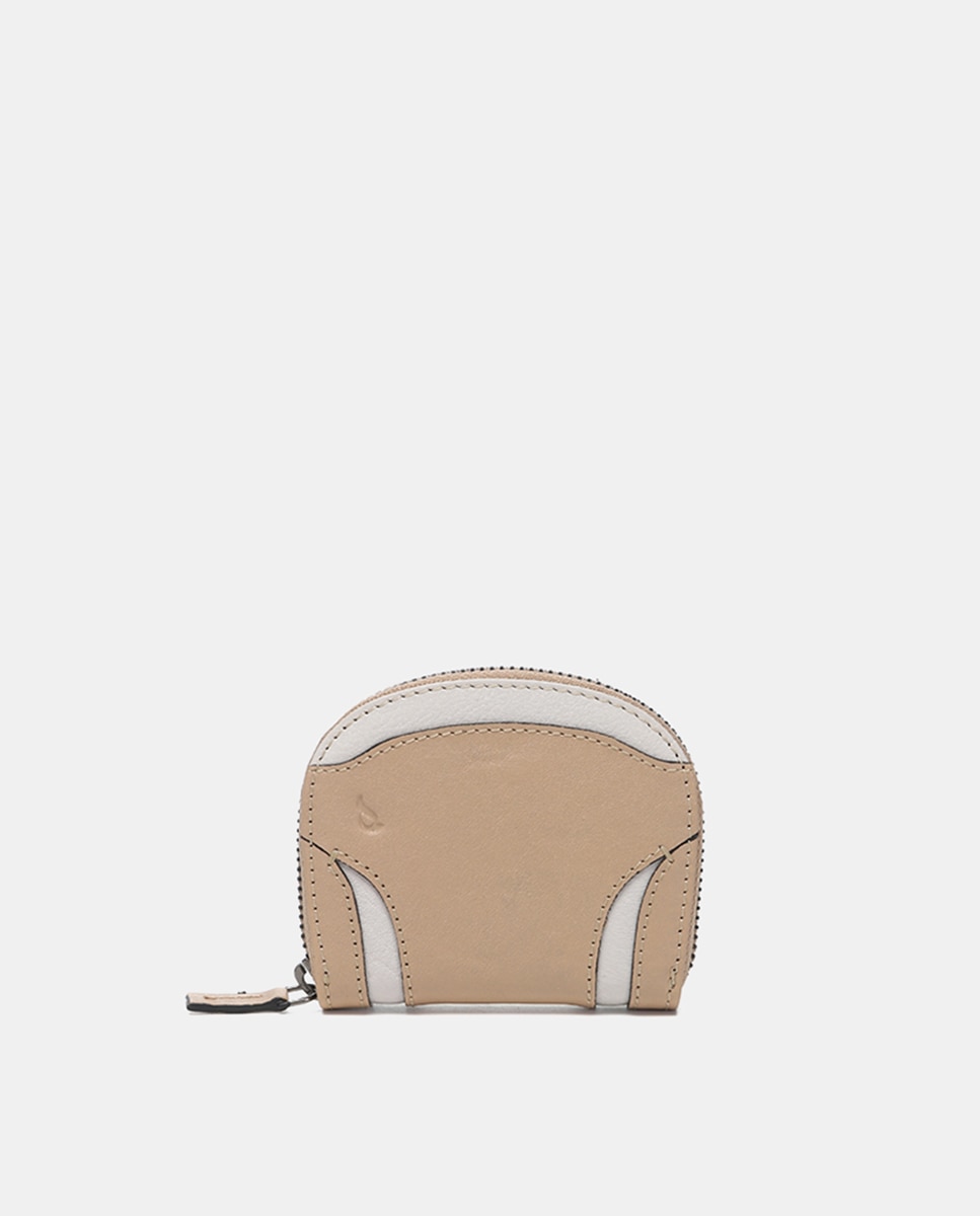 Imagen 0 de Monedero Oceans Diary en piel camel