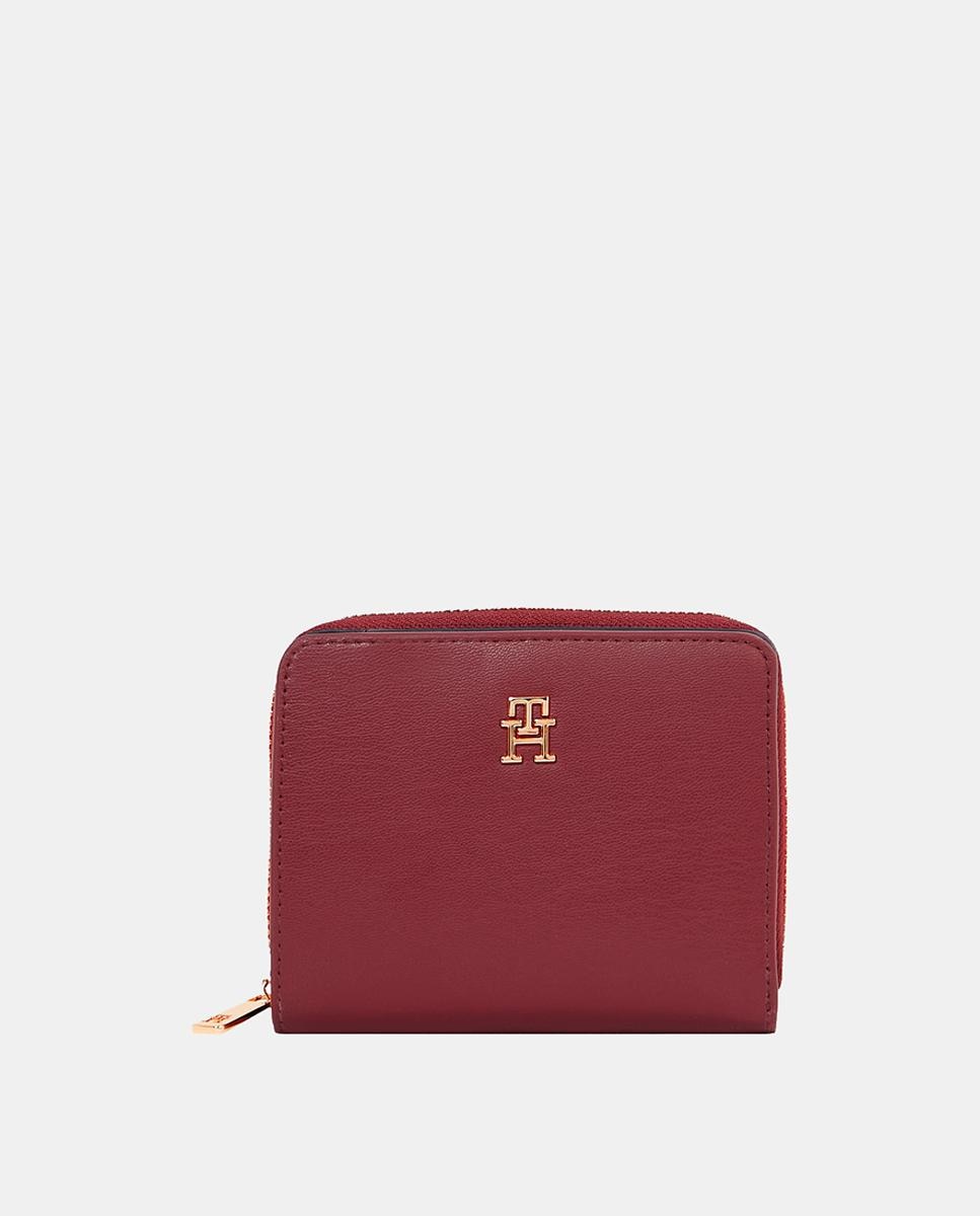 Imagen 0 de Cartera mediana en color burdeos con logotipo
