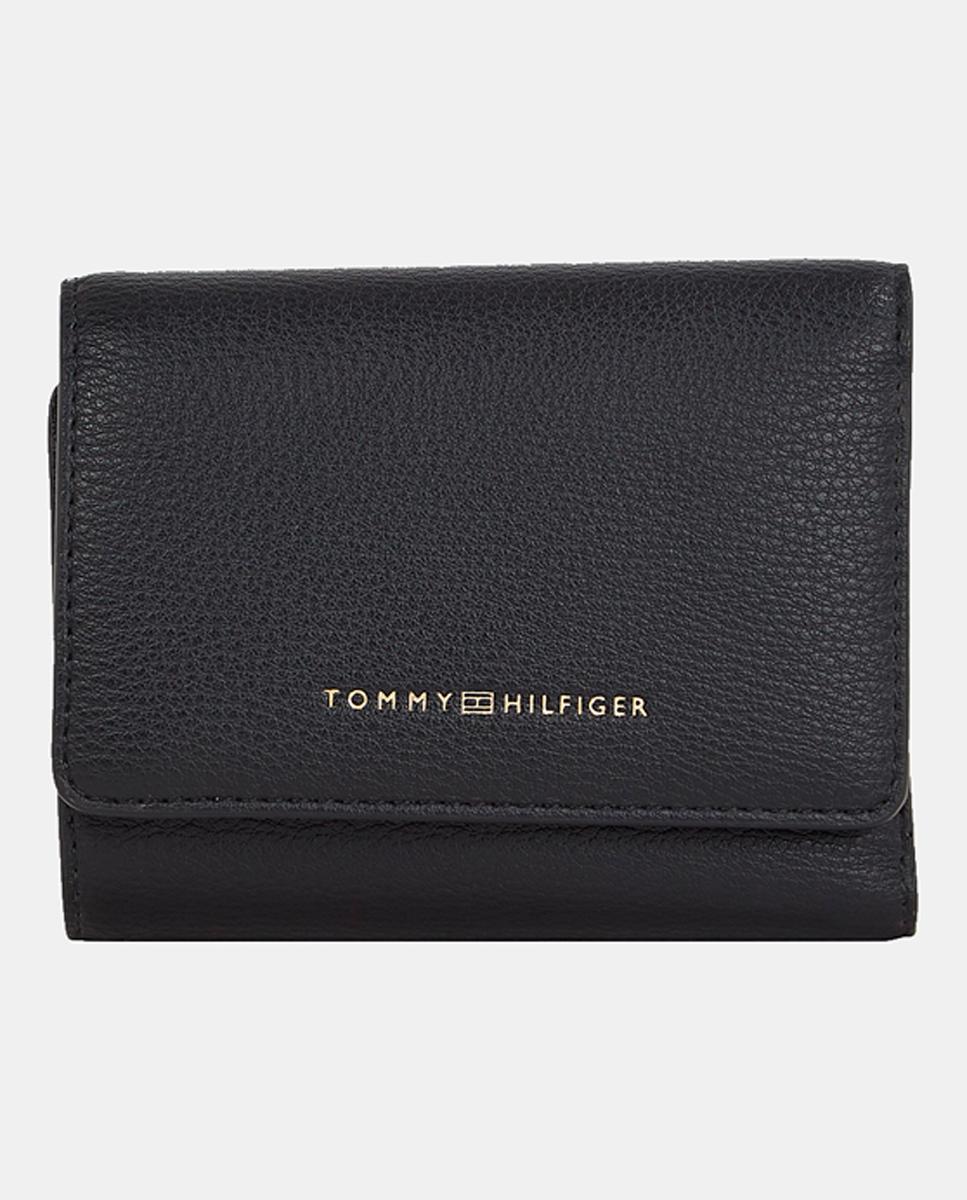 Imagen 0 de Cartera mediana en color negro con firma