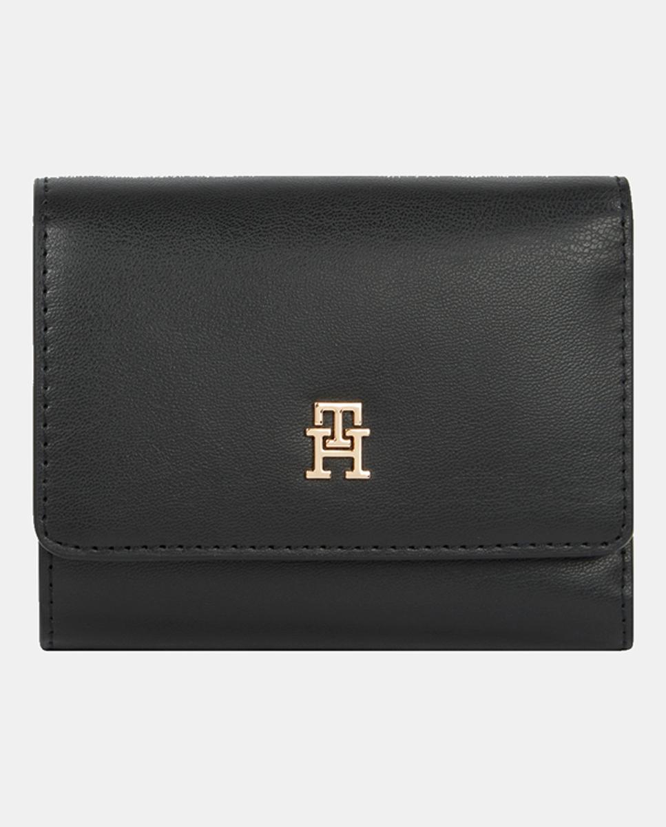 Imagen 0 de Cartera mediana en color negro con logotipo