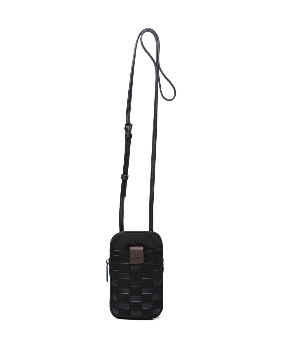 Imagen 0 de Bolso para el móvil de mujer en nylon acolchado negro