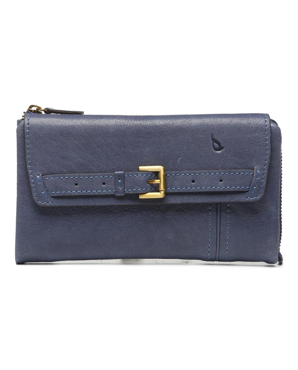 Imagen 0 de Cartera grande Freedom en piel azul