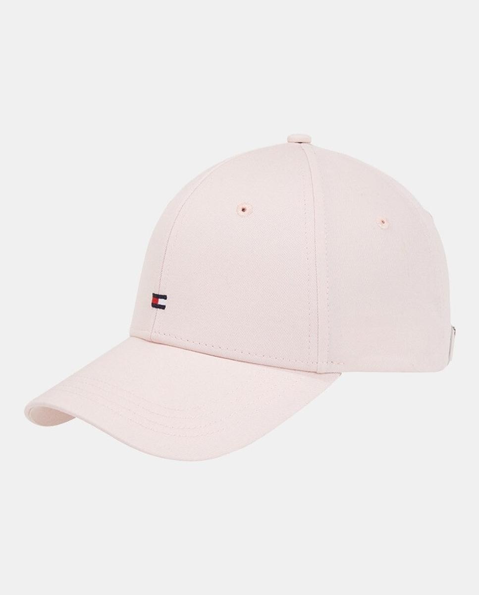 Imagen 0 de Gorra de mujer Tommy Hilfiger rosa con bandera TH.