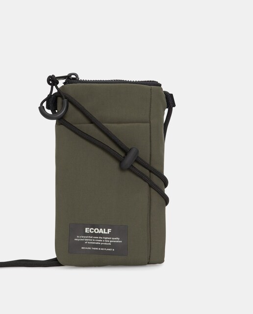 Imagen 0 de Bolso para móvil de nylon reciclado acolchado en verde