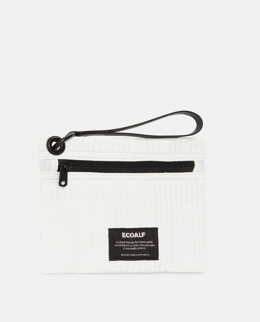 Imagen 0 de Pouch en blanco con cierre cremallera