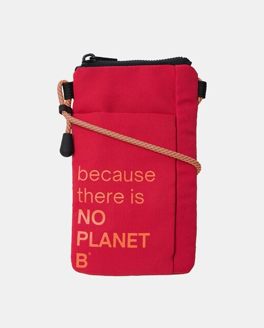 Imagen 0 de Bolso para móvil de materiales reciclados en rojo