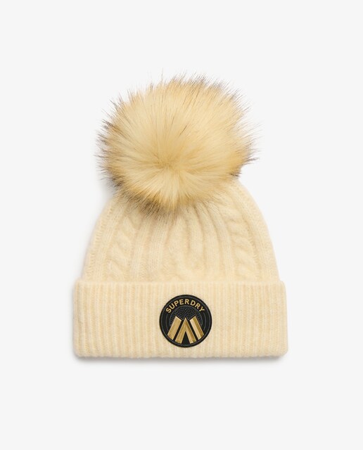 Imagen 0 de Gorro de mujer de punto trenzado Luxe