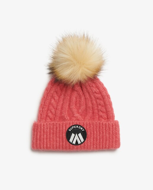 Imagen 0 de Gorro de mujer de punto trenzado Luxe