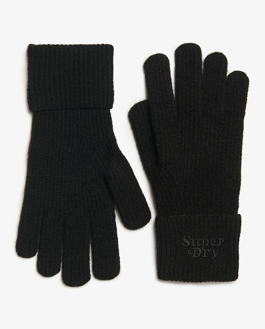 Imagen 0 de Guantes de mujer de punto de canalé suave