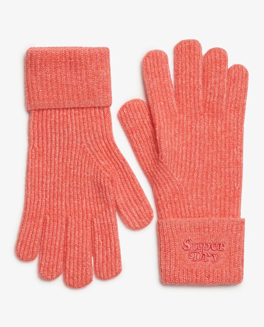 Imagen 0 de Guantes de mujer de punto de canalé suave