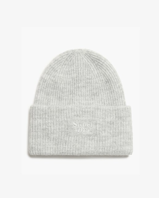 Imagen 0 de Gorro de mujer de punto de canalé suave