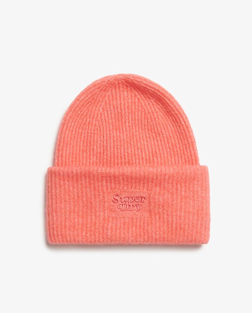 Imagen 0 de Gorro de mujer de punto de canalé suave