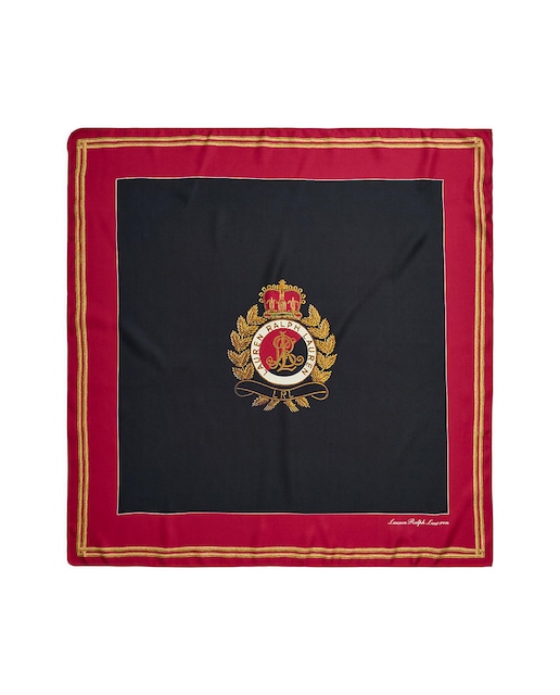 Imagen 0 de Pañuelo de mujer de seda con escudo LRL