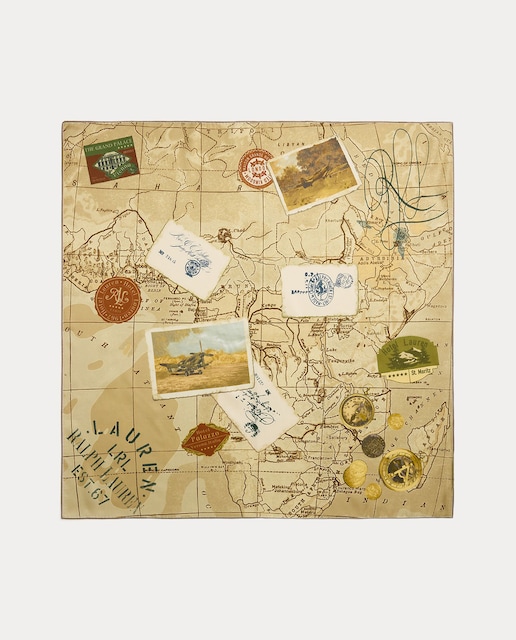 Imagen 0 de Pañuelo de mujer de seda con estampado