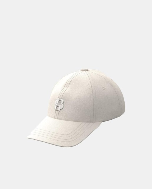 Imagen 0 de Gorra de béisbol de 6 paneles  estampado monograma color rosa