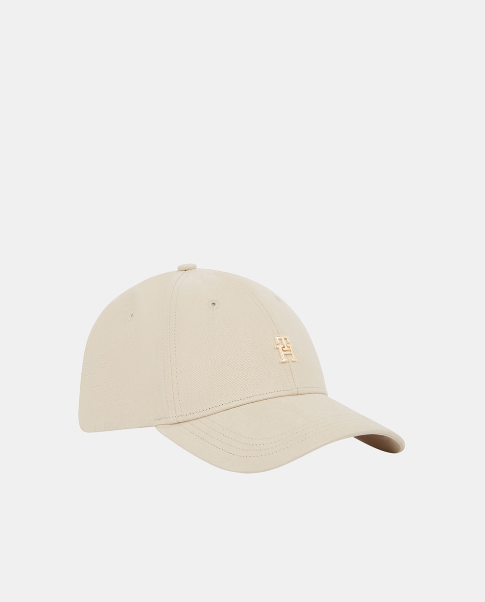Imagen 0 de Gorra de algodón orgánico en color azul marino con logotipo metálico
