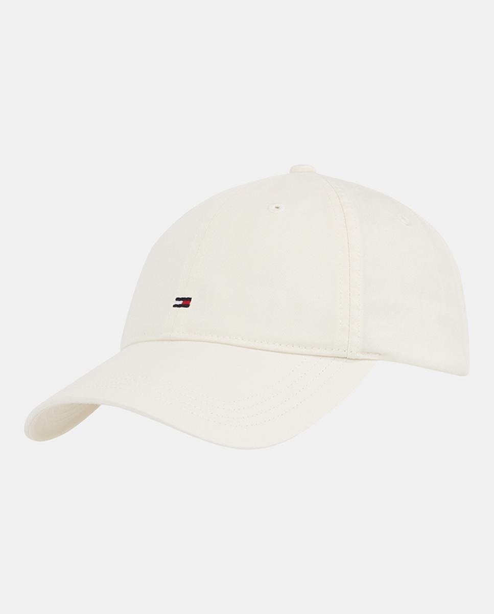 Imagen 0 de Gorra de algodón orgánico en color blanco con bandera