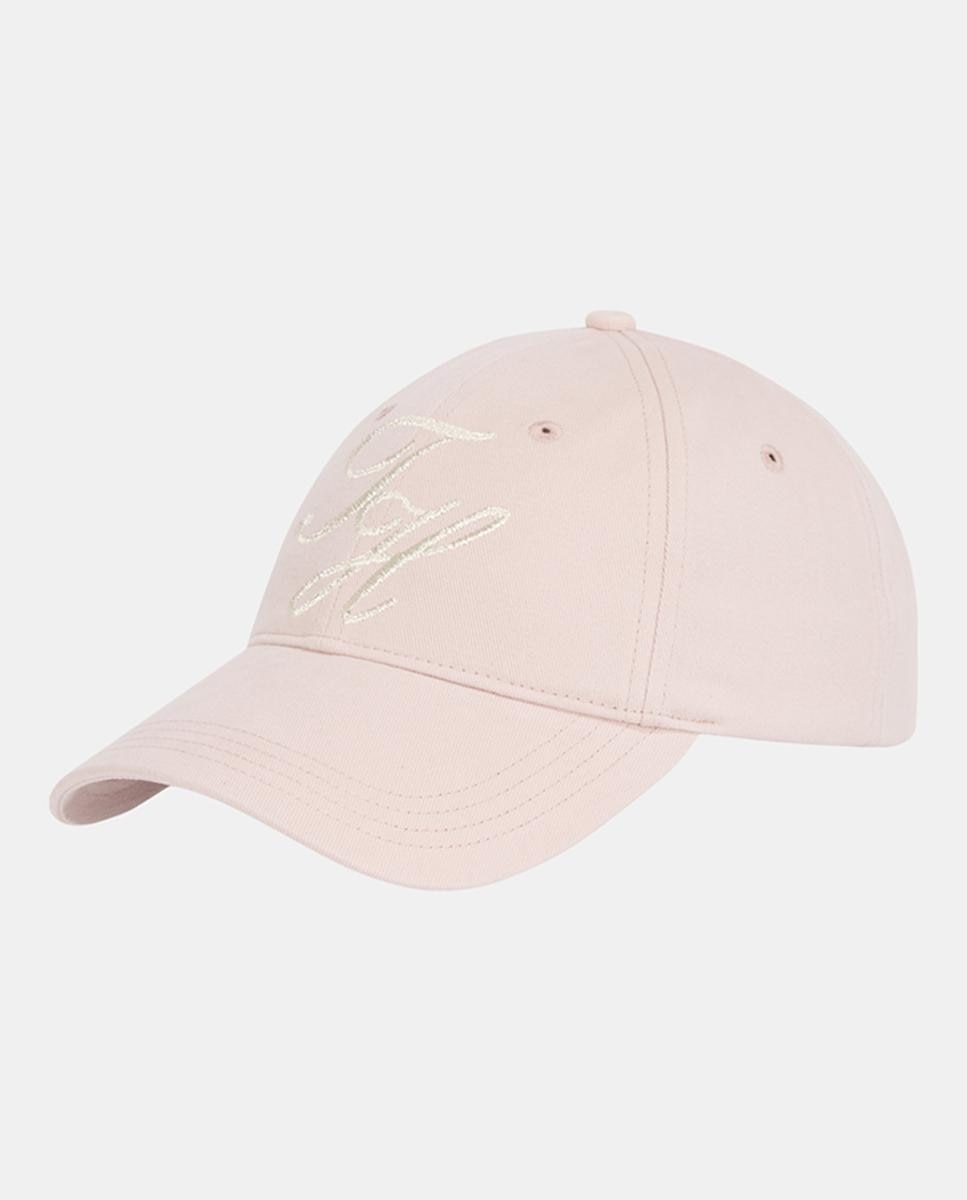 Imagen 0 de Gorra de mujer de algodón orgánico en color rosa de Tommy Hilfiger