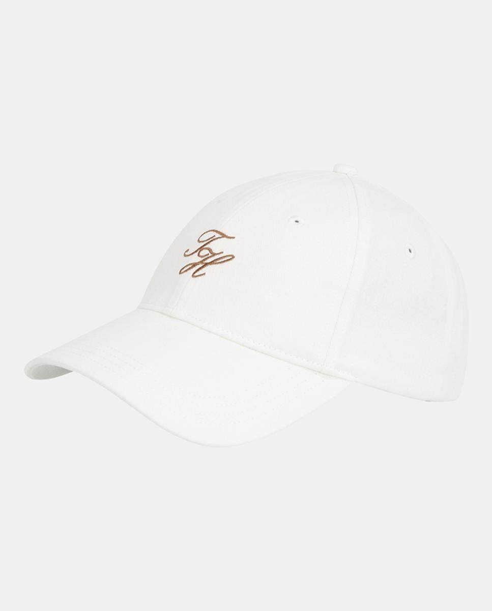 Imagen 0 de Gorra de mujer de algodón orgánico en color blanco de Tommy Hilfiger