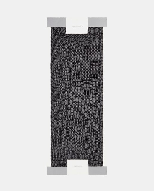 Imagen 0 de Fular con estampado de logos a contraste