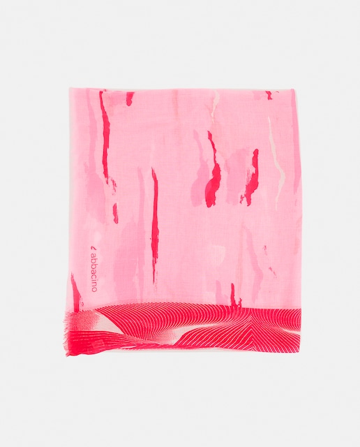 Imagen 0 de Fular de viscosa con estampado abstracto