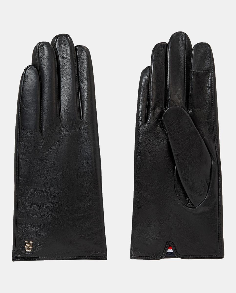 Imagen 0 de Guantes de piel en color negro