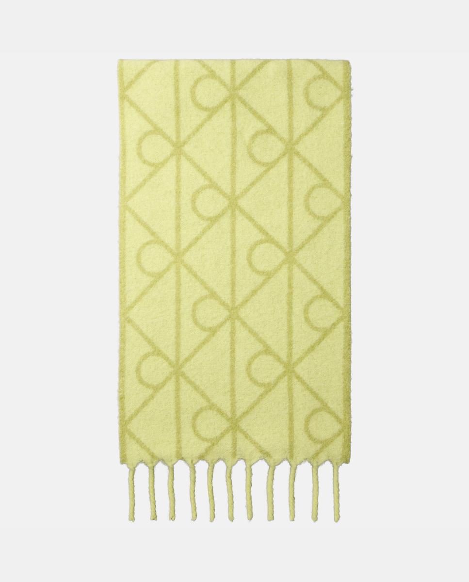Imagen 0 de Bufanda de lana con estampado monogram