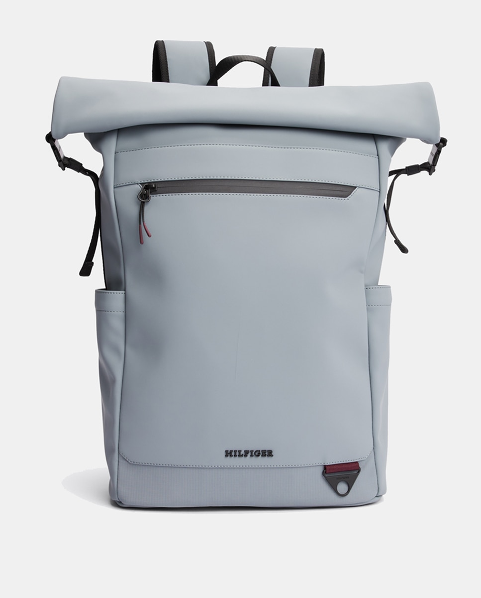 Imagen 0 de Mochila de hombre estilo rolltop en color gris