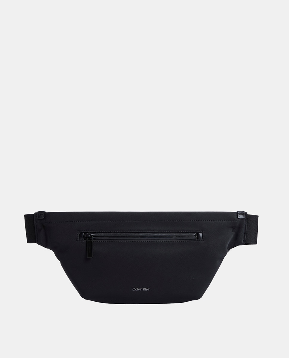 Imagen 0 de Riñonera de nailón con doble cremallera Calvin Klein de hombre.