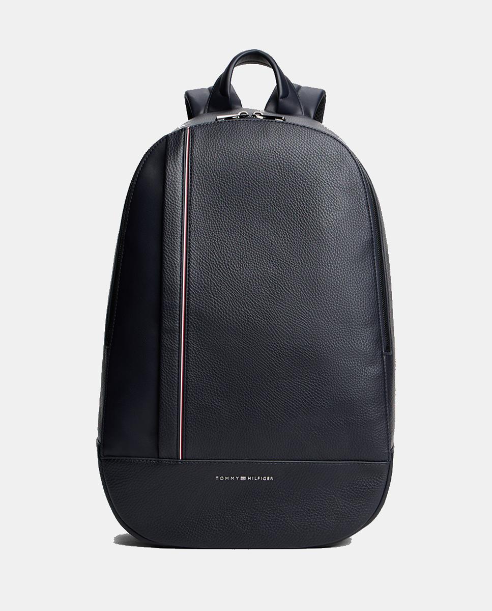 Imagen 0 de Mochila TH Central en color negro de Tommy Hilfiger
