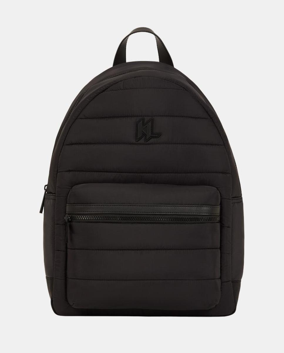 Imagen 0 de Mochila grande acolchada con logo monograma