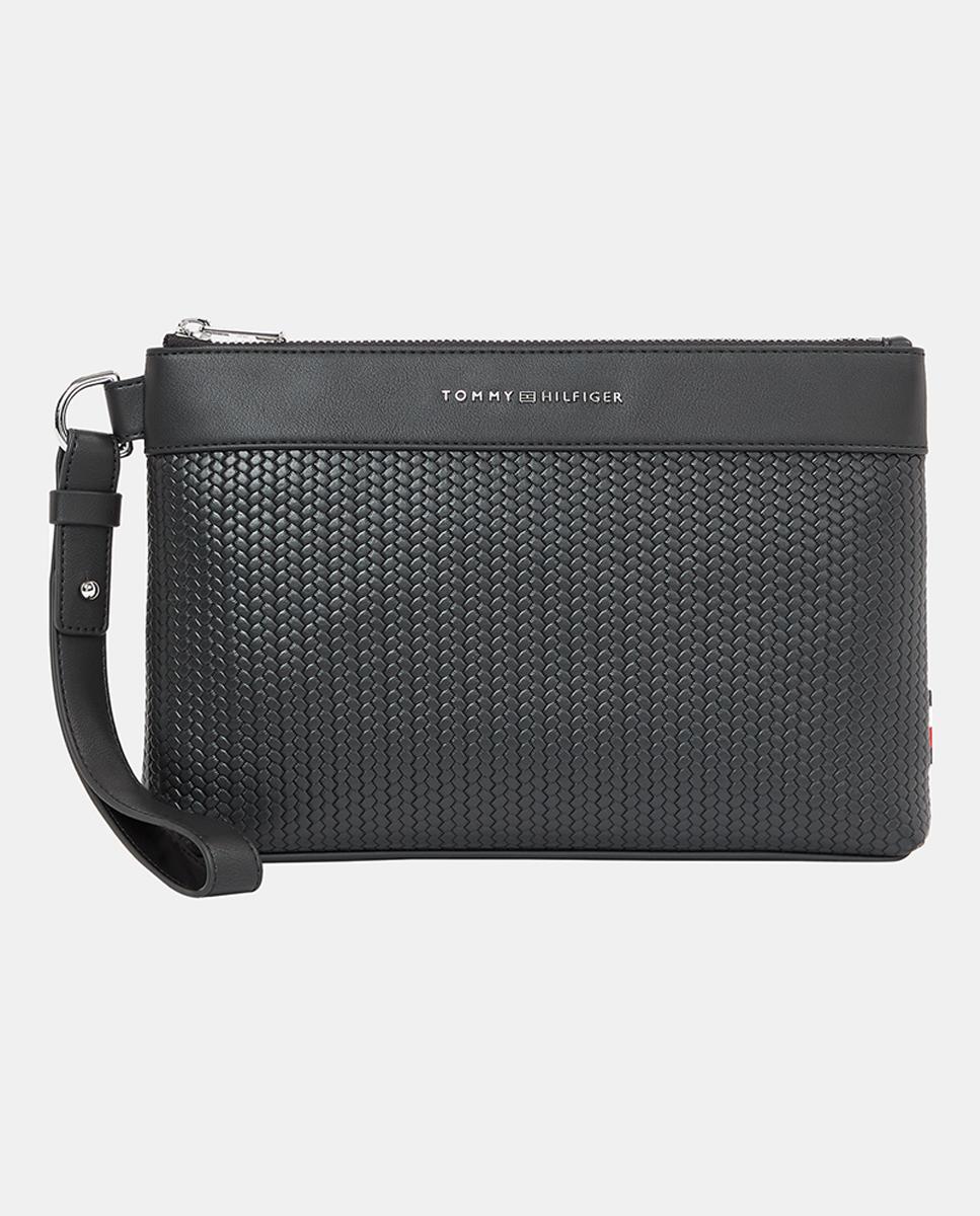 Imagen 0 de Pouch de hombre en piel con logotipo