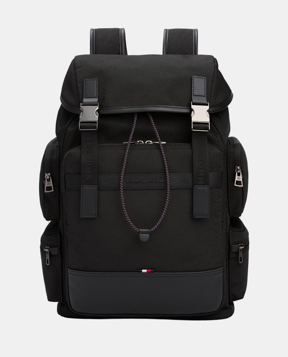 Imagen 0 de Mochila de hombre de poliéster reciclado con múltiples compartimentos