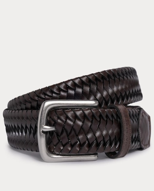 Imagen 0 de Cinturón de hombre con cinta trenzada multicolor